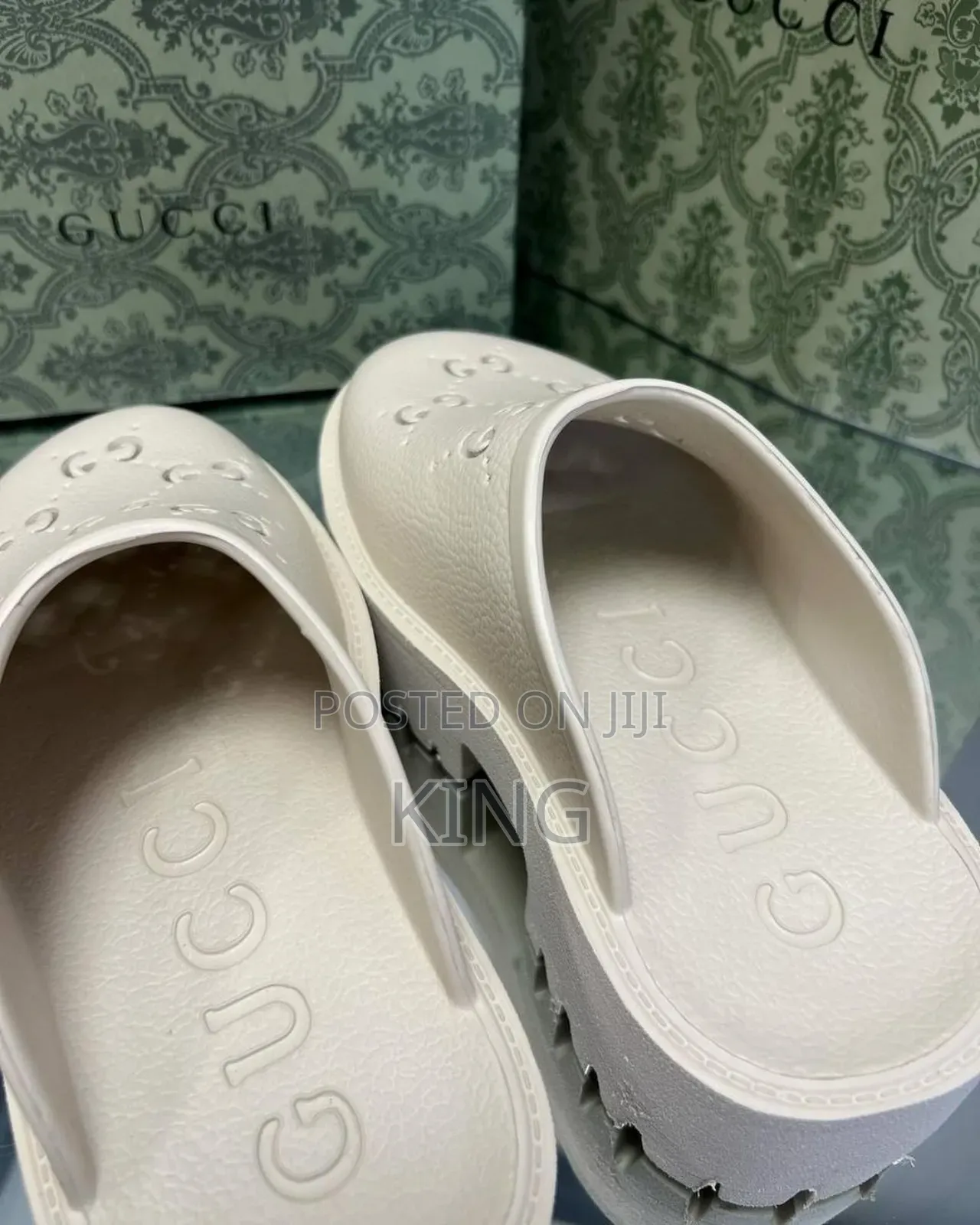 Gucci Platform Casual Style Unisex Logo Sandals