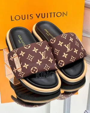 Photo - Louis Vuitton Pillow Slides Brown New