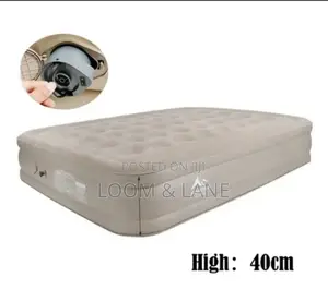 Double Self Inflated Mattress With Internal Electric Pump