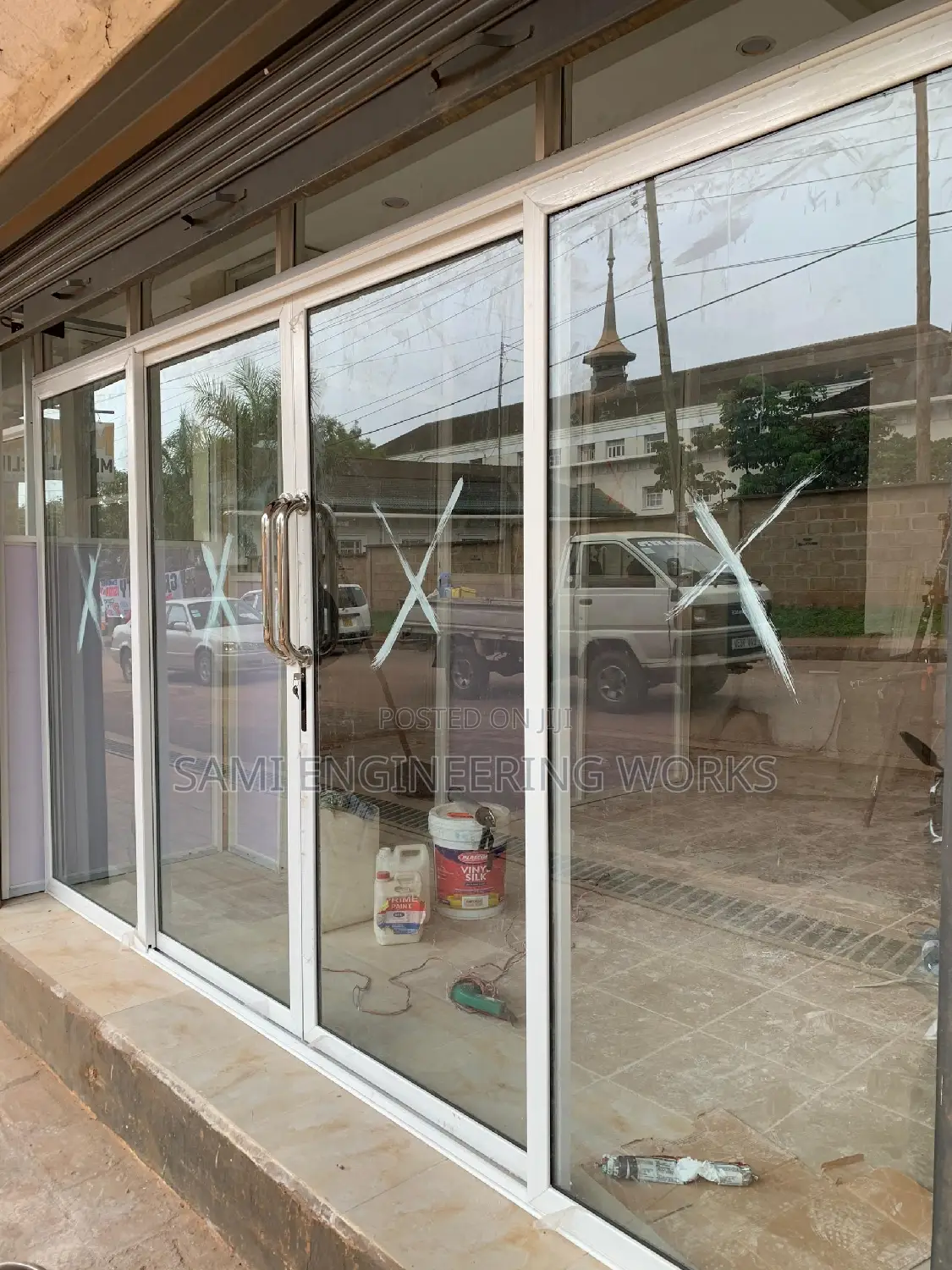 Aluminum Shopfront Slidding 4 Shuttled Door