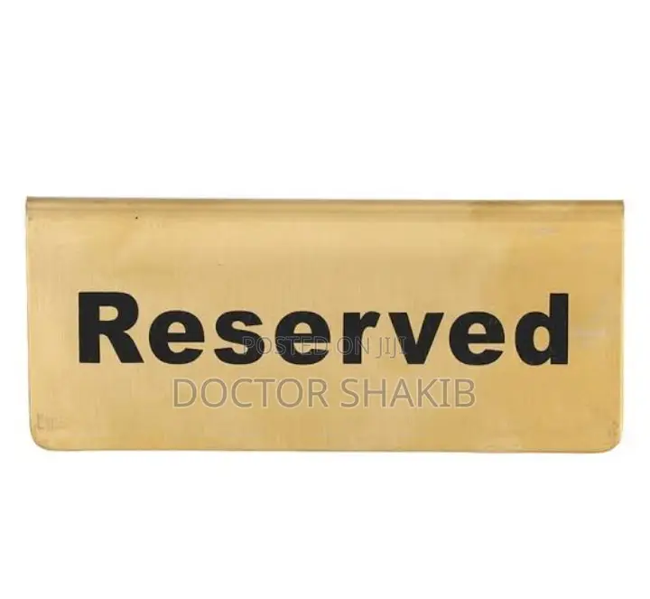 Table Top Reservation Place Tag Holder