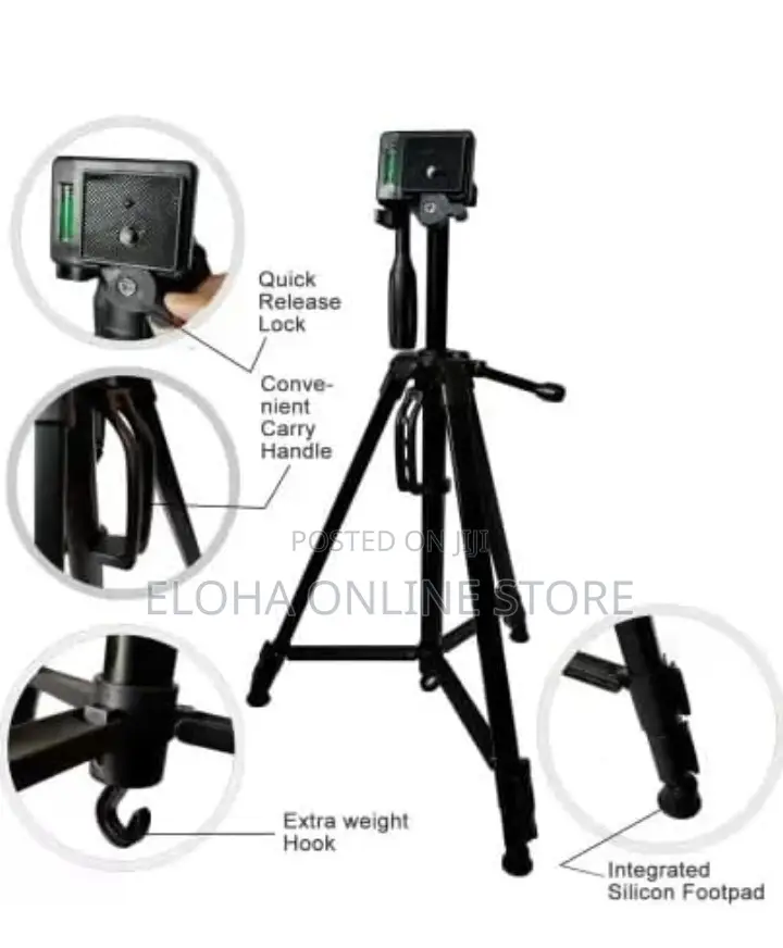 3366adjustable Universal Tripod for Cameras and Smart Phones