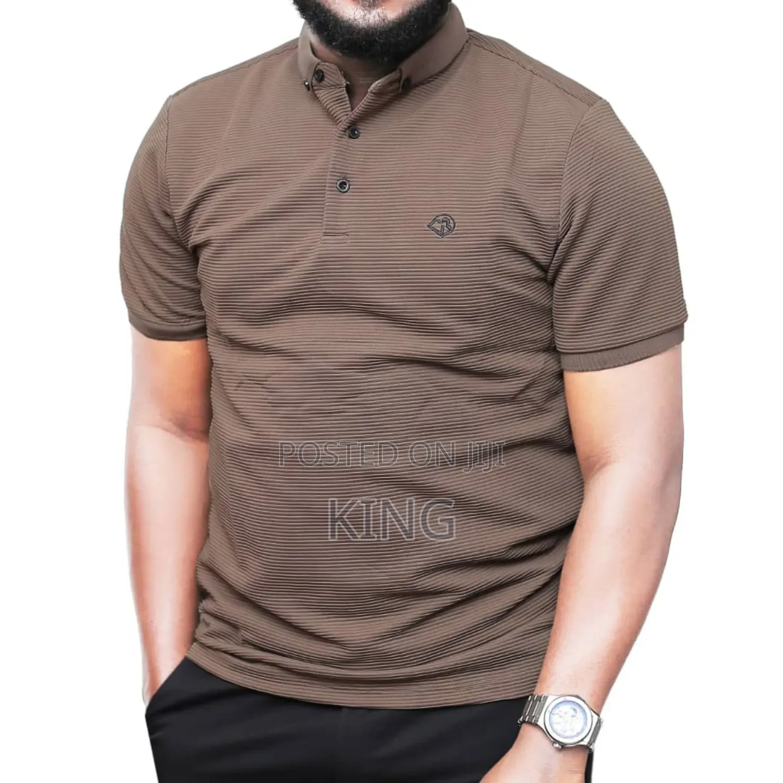 Premium Short Sleeve Coffee Brown T-Shirt