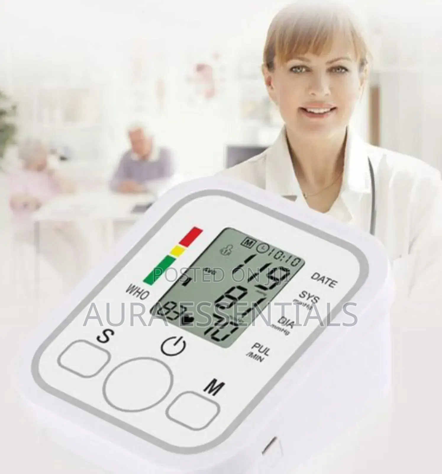 Rm Blood Pressure Monitor Meter-LCD Digital Display