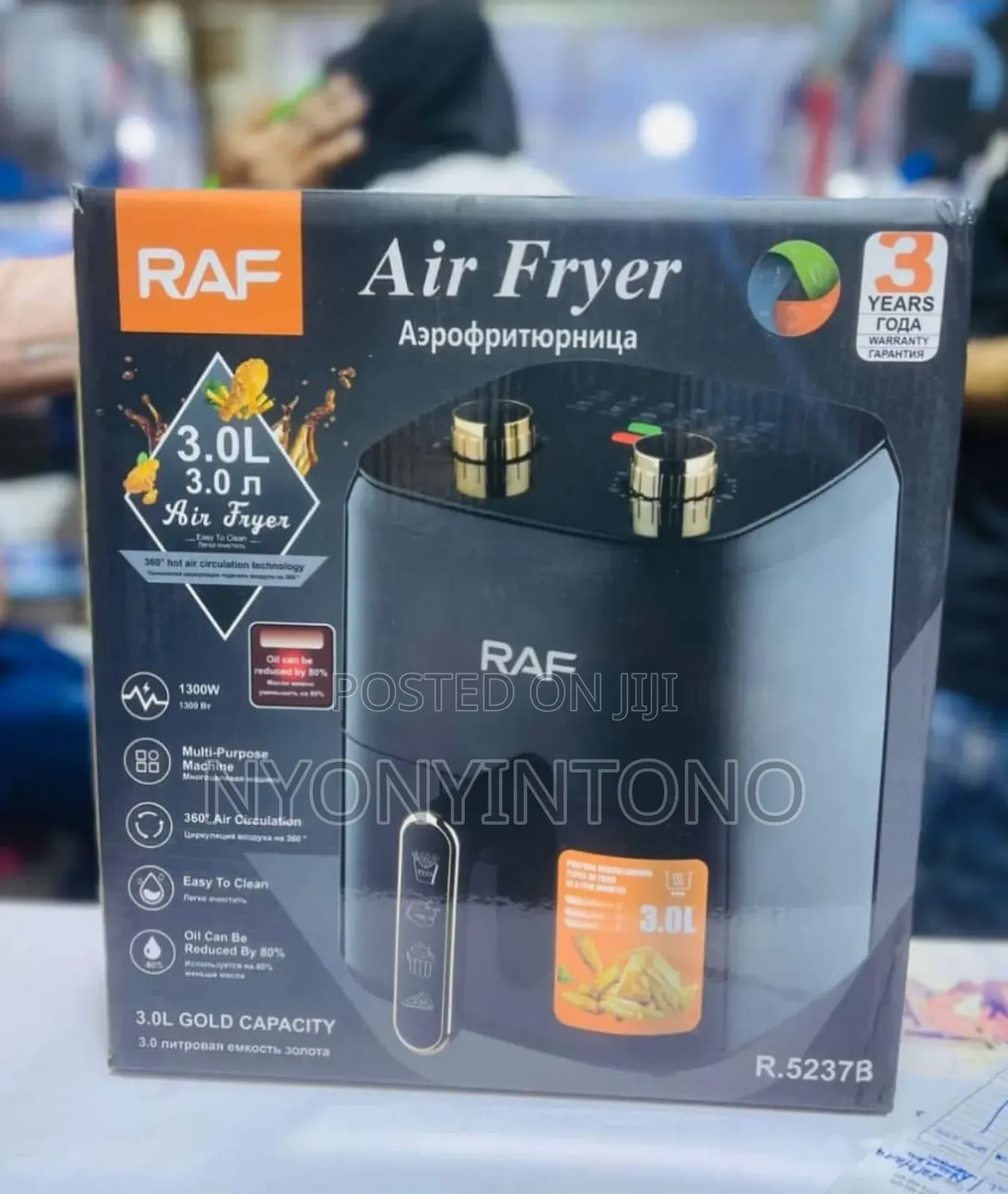 Raf 3litres Air Fryer Easy to Use