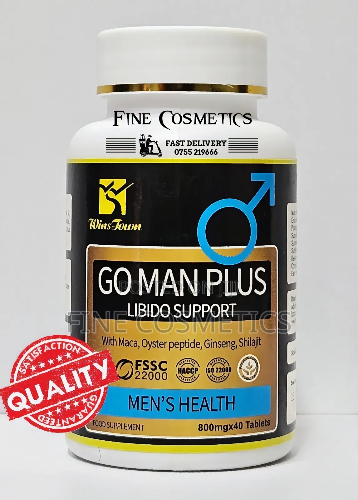 GO MAN PLUS Men's Libido Support, Penis Enlargement+Manpower