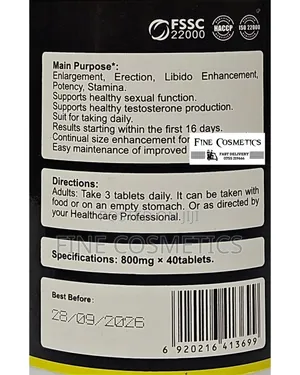 GO MAN PLUS Men's Libido Support, Penis Enlargement+Manpower