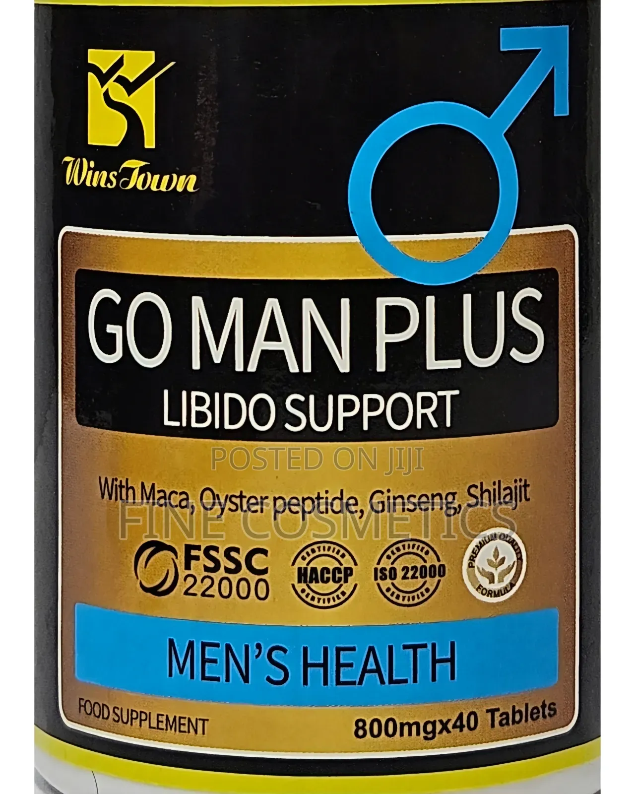 GO MAN PLUS Men's Libido Support, Penis Enlargement+Manpower