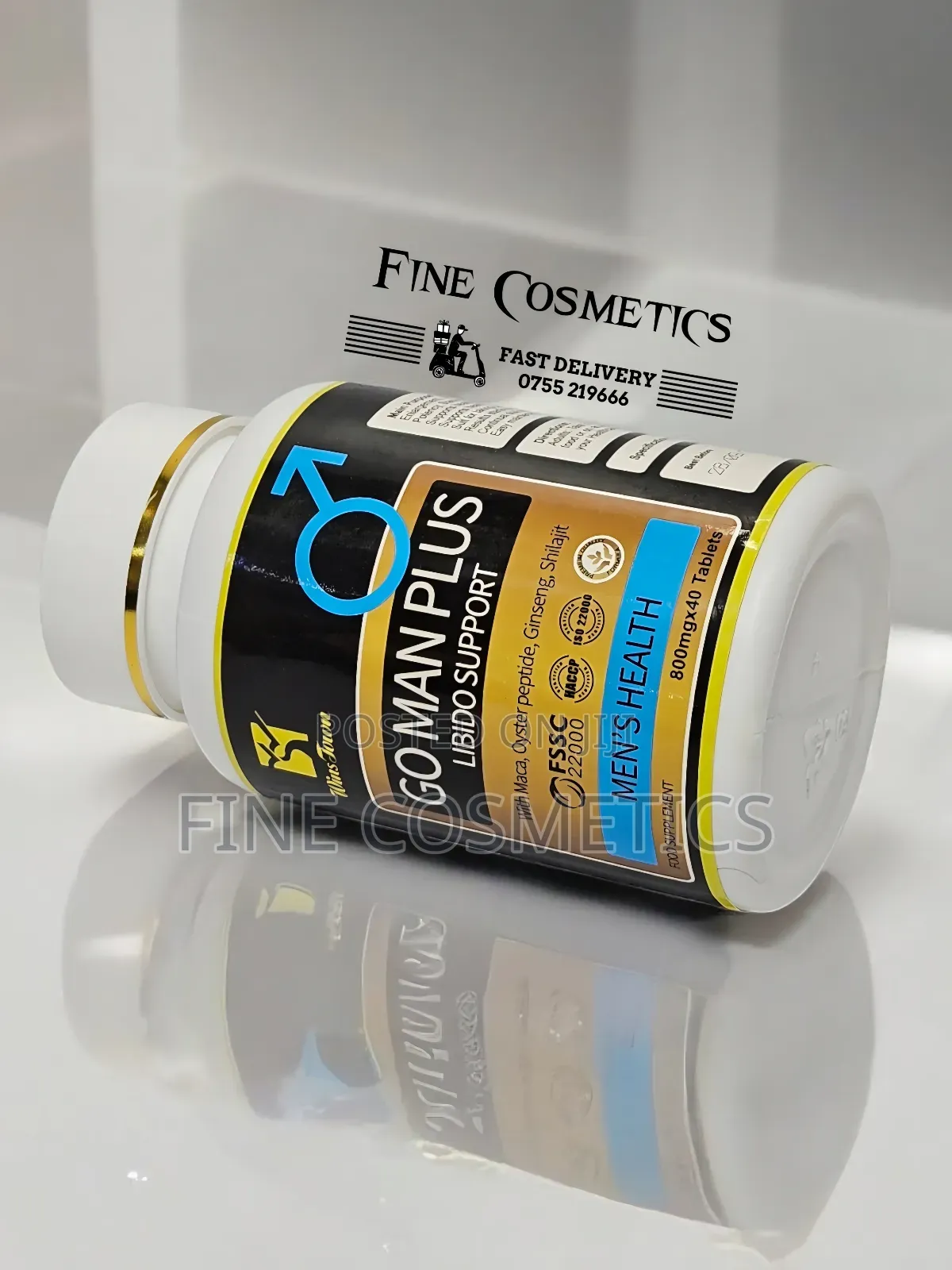 GO MAN PLUS Men's Libido Support, Penis Enlargement+Manpower
