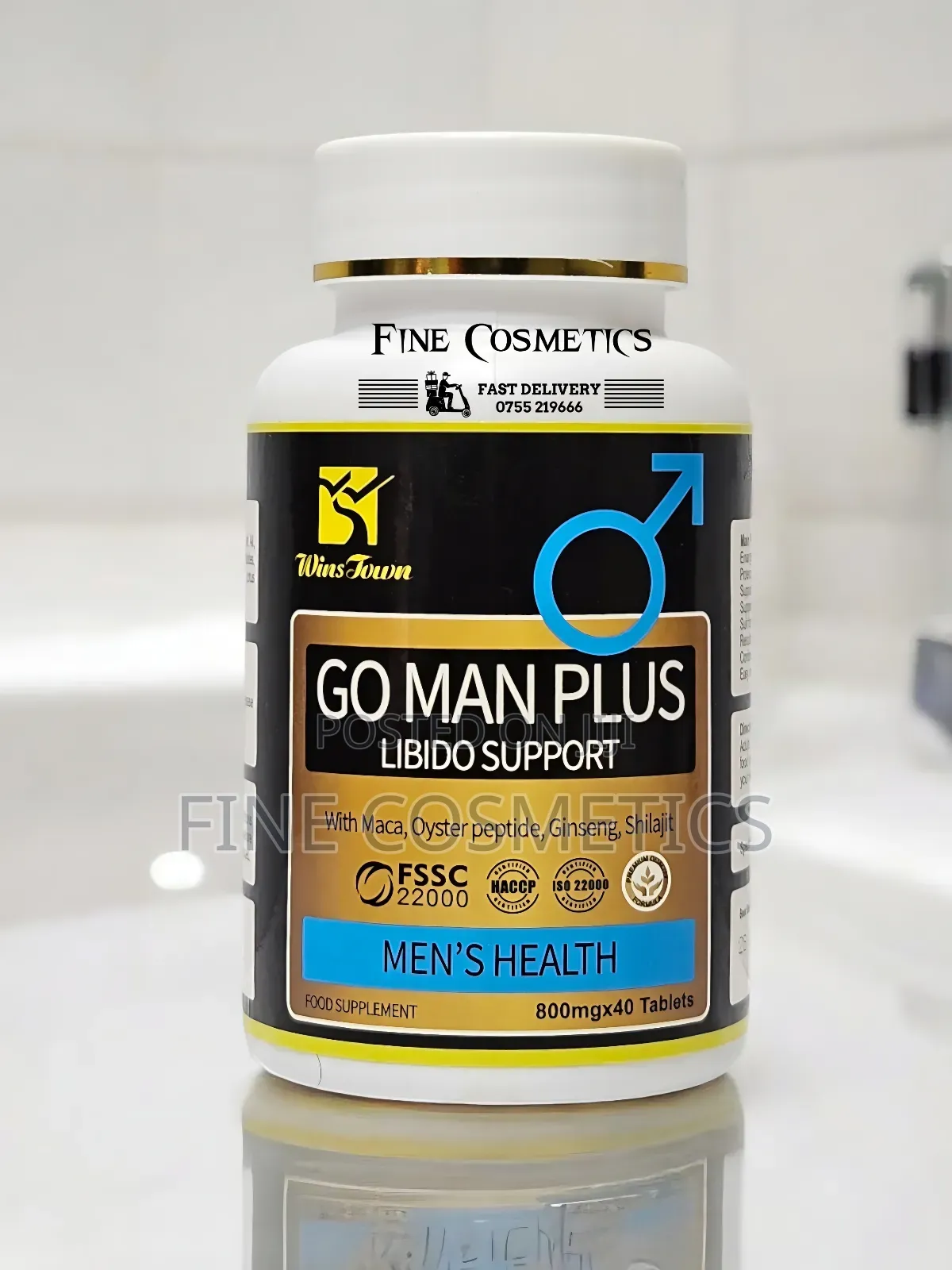 GO MAN PLUS Men's Libido Support, Penis Enlargement+Manpower