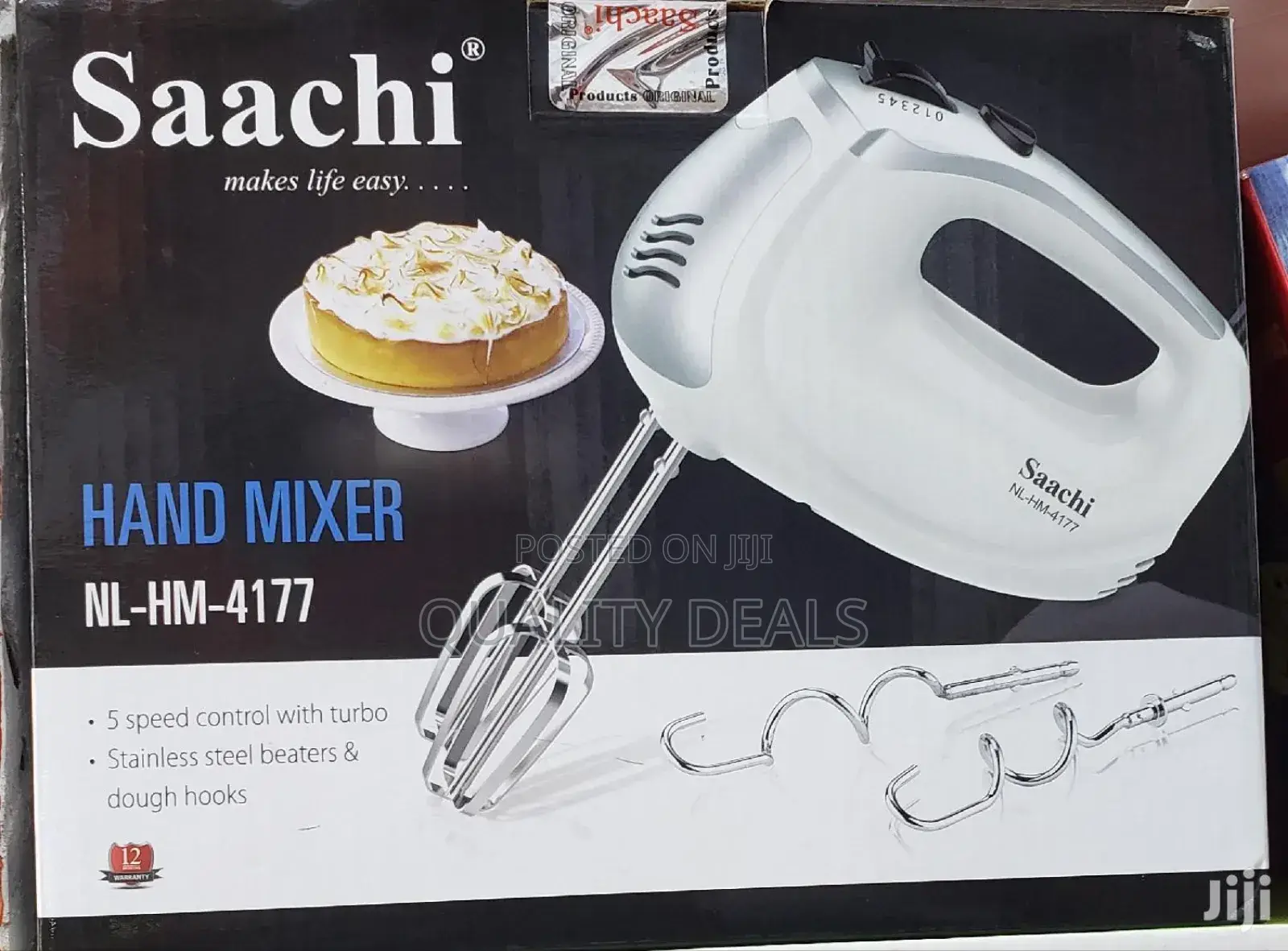 Saachi NL-HM-4179 Hand Mixer Egg Beater