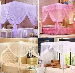 Four Stand Mosquito Net With Metallic Stand