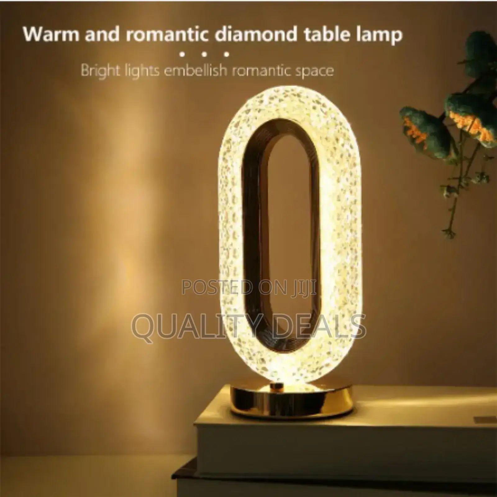 Bedside Crystal Lamp