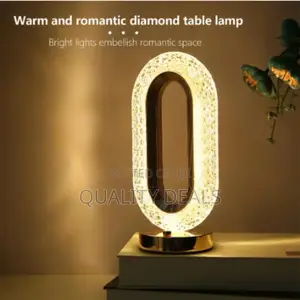 Bedside Crystal Lamp