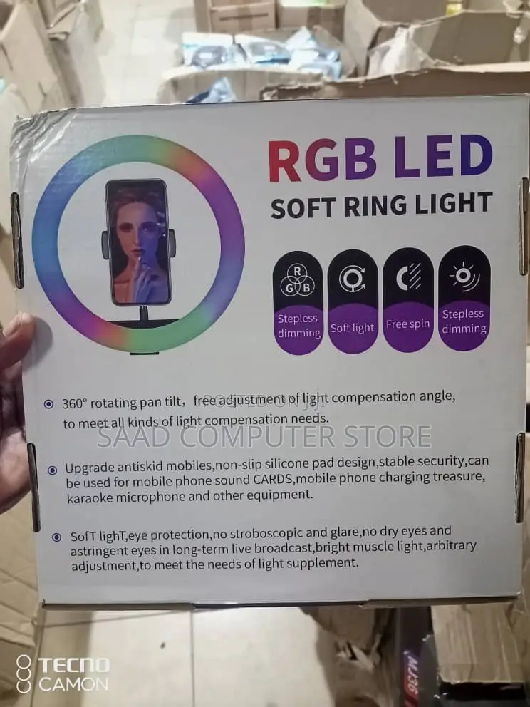 RGB LED Soft Ring Light Mj26
