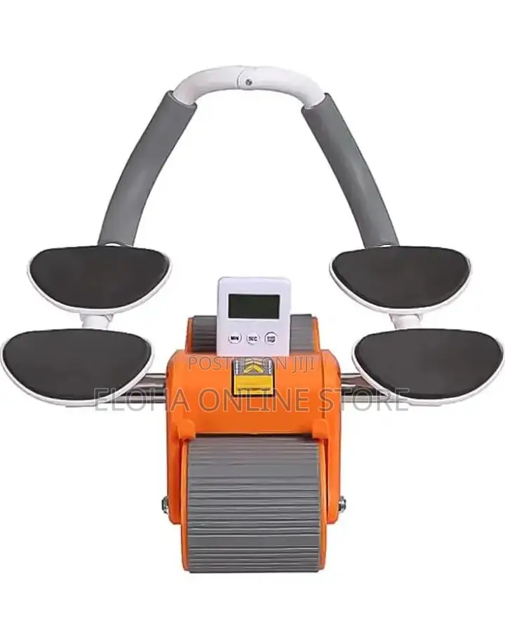 Adjustable Ab Roller With Elbow Support,