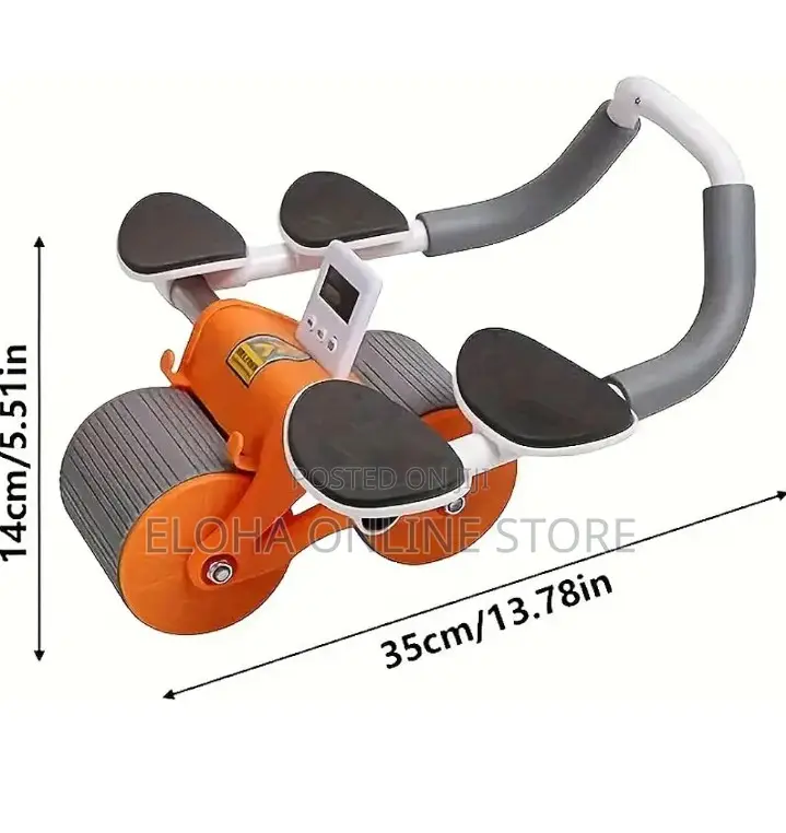 Adjustable Ab Roller With Elbow Support,