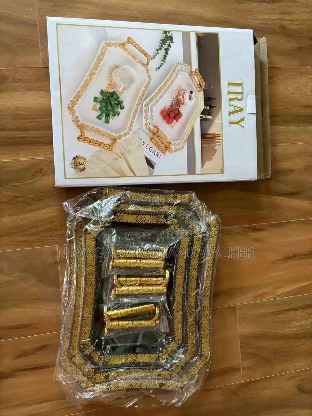 3pc Set of Vlgari Trays
