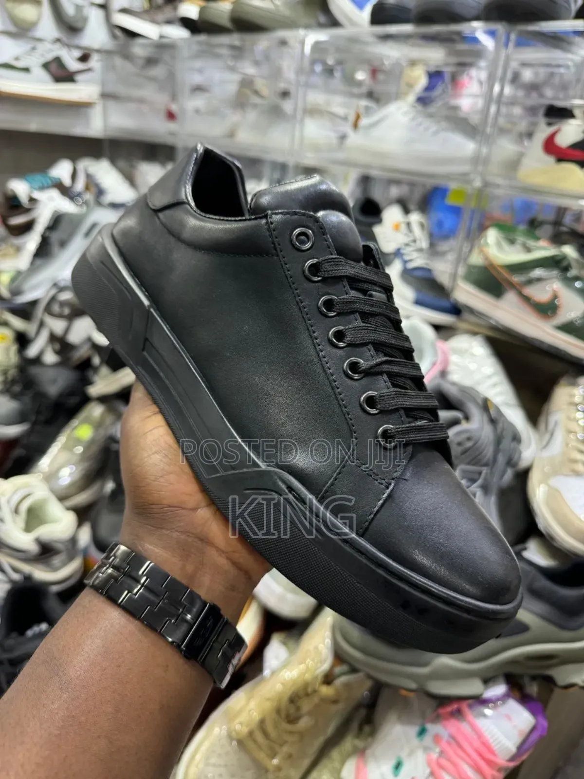 Casual Black Sneakers
