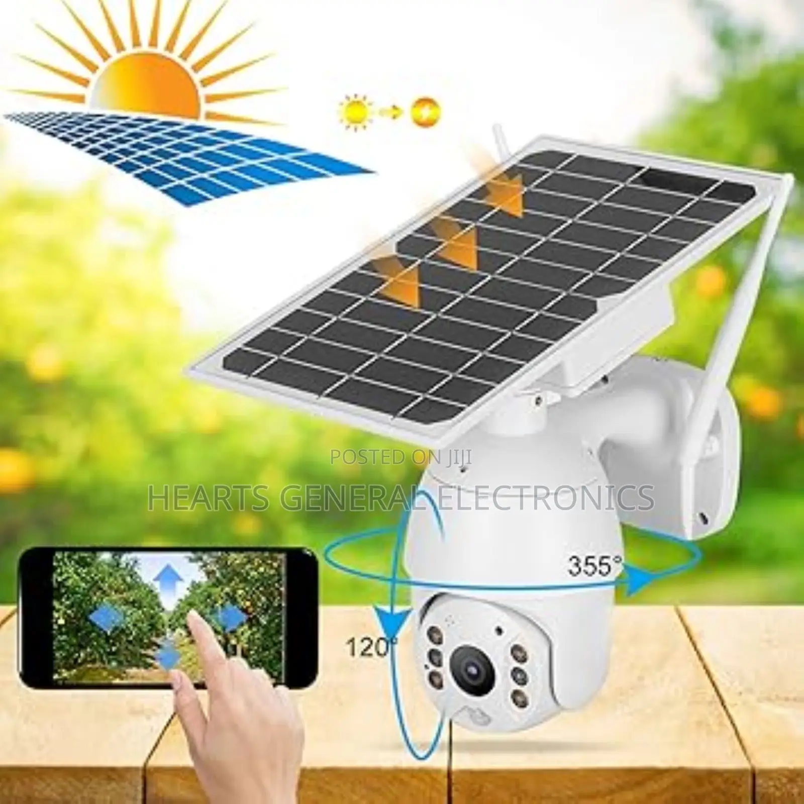 Solar PTZ Camera 4mp ( HD 4G )