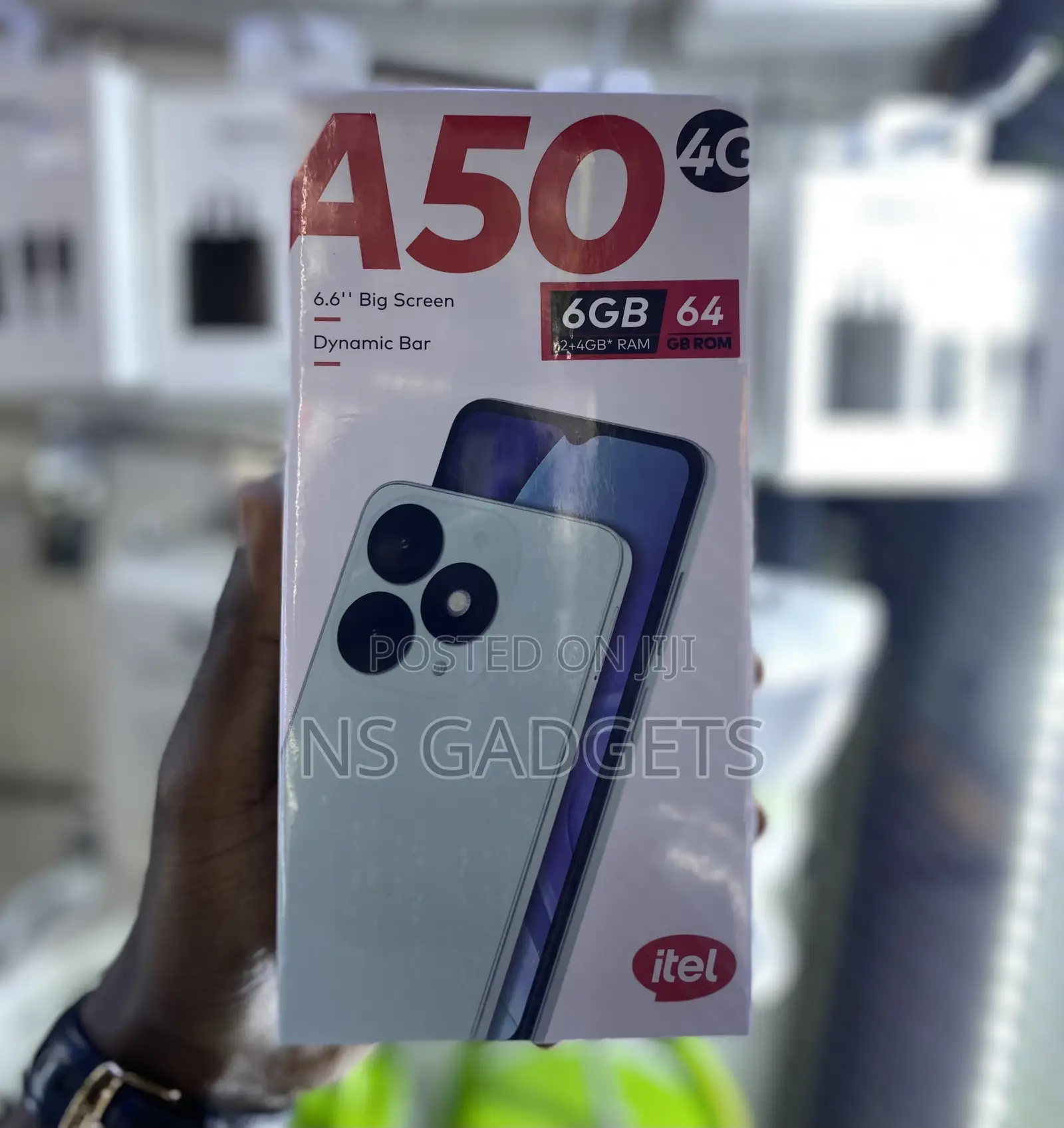 New Itel A50 128 GB Black