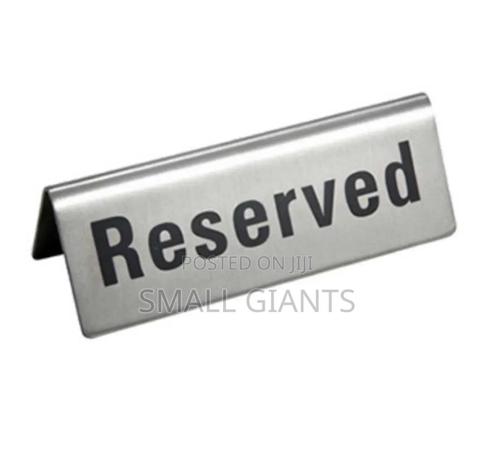 1pc Reserved Table Sign Board