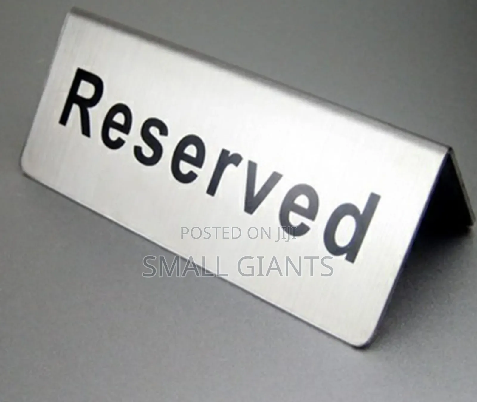 1pc Reserved Table Sign Board