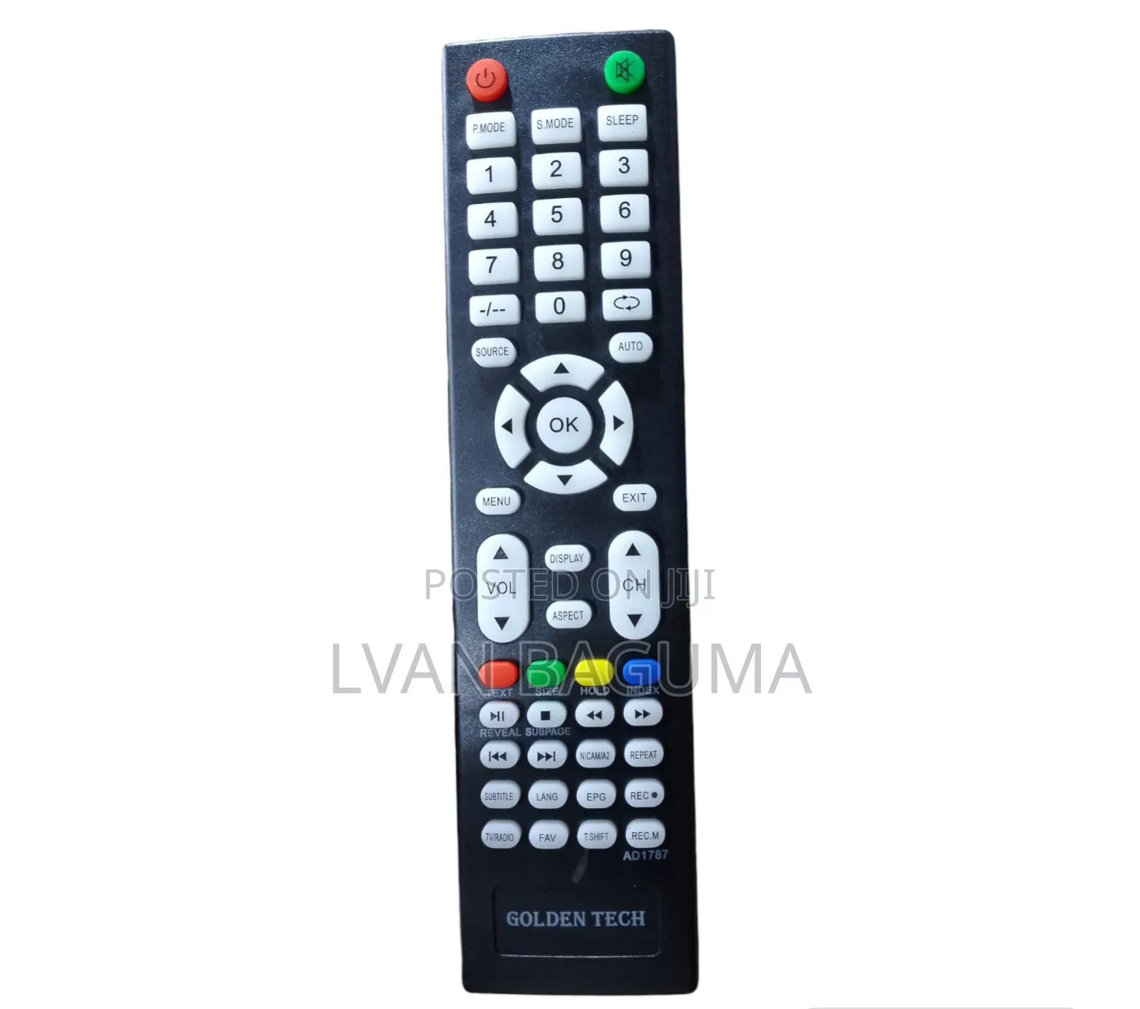 Golden Tech Tv Remote