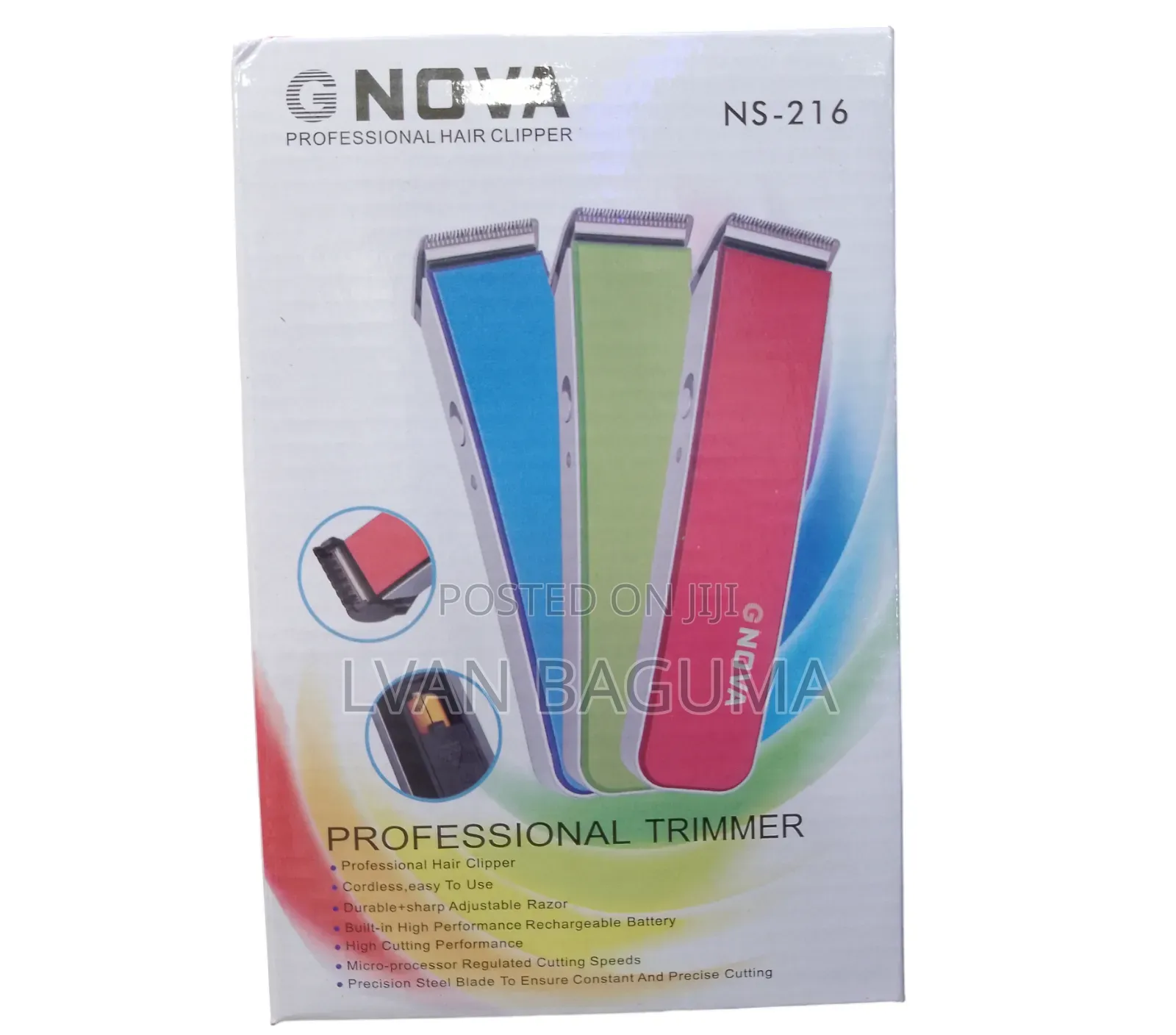 G - NOVA Professional Hair Trimmer / Clippers - Rechargeable