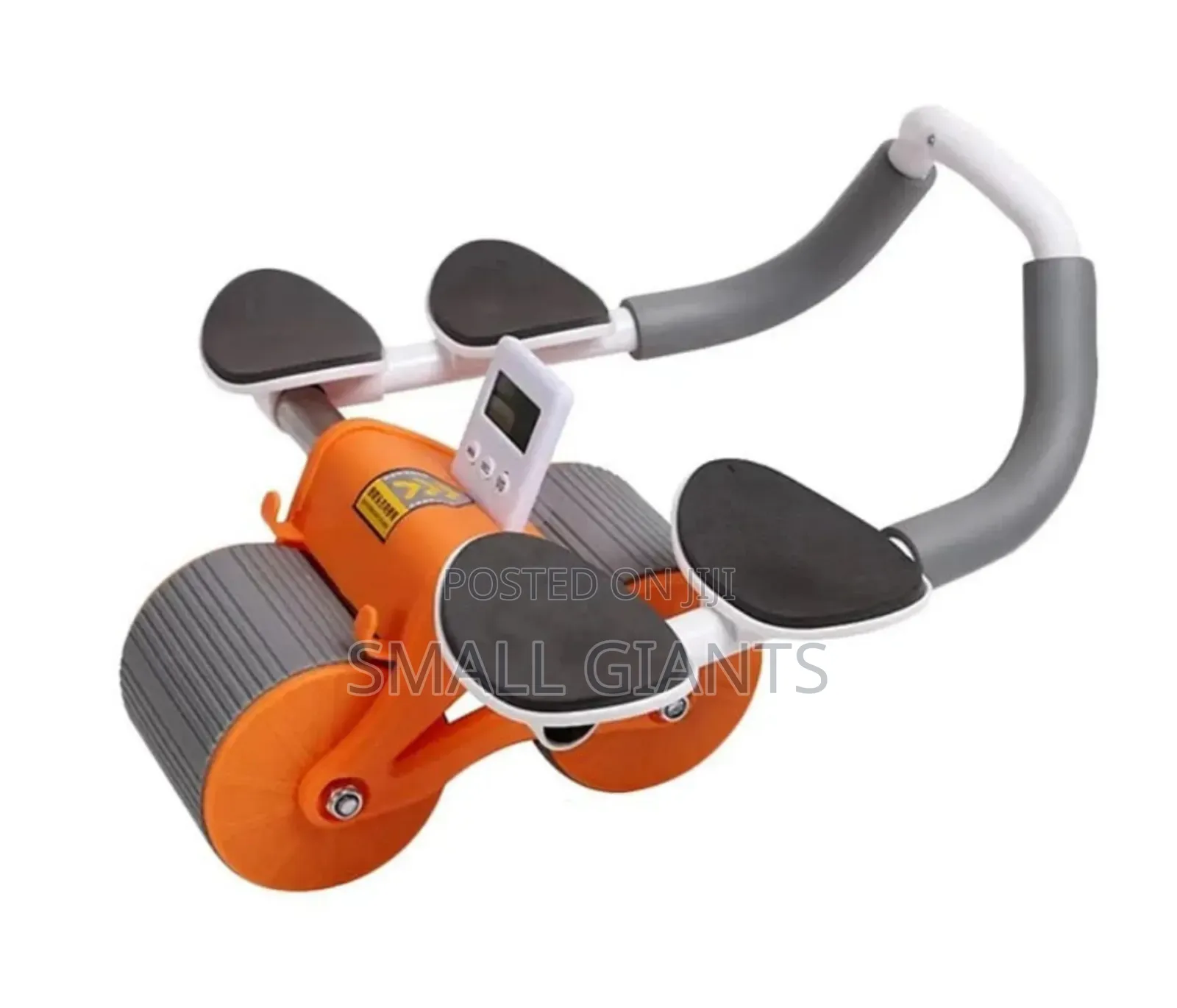 Adjustable Ab Roller With Elbow Support and Phone Holder