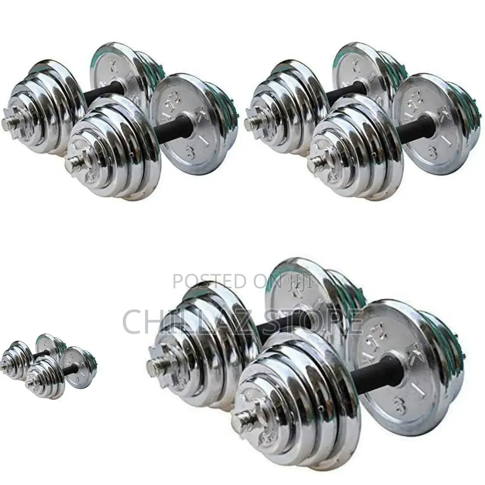 Adjustable 30kg Dumbbells Set