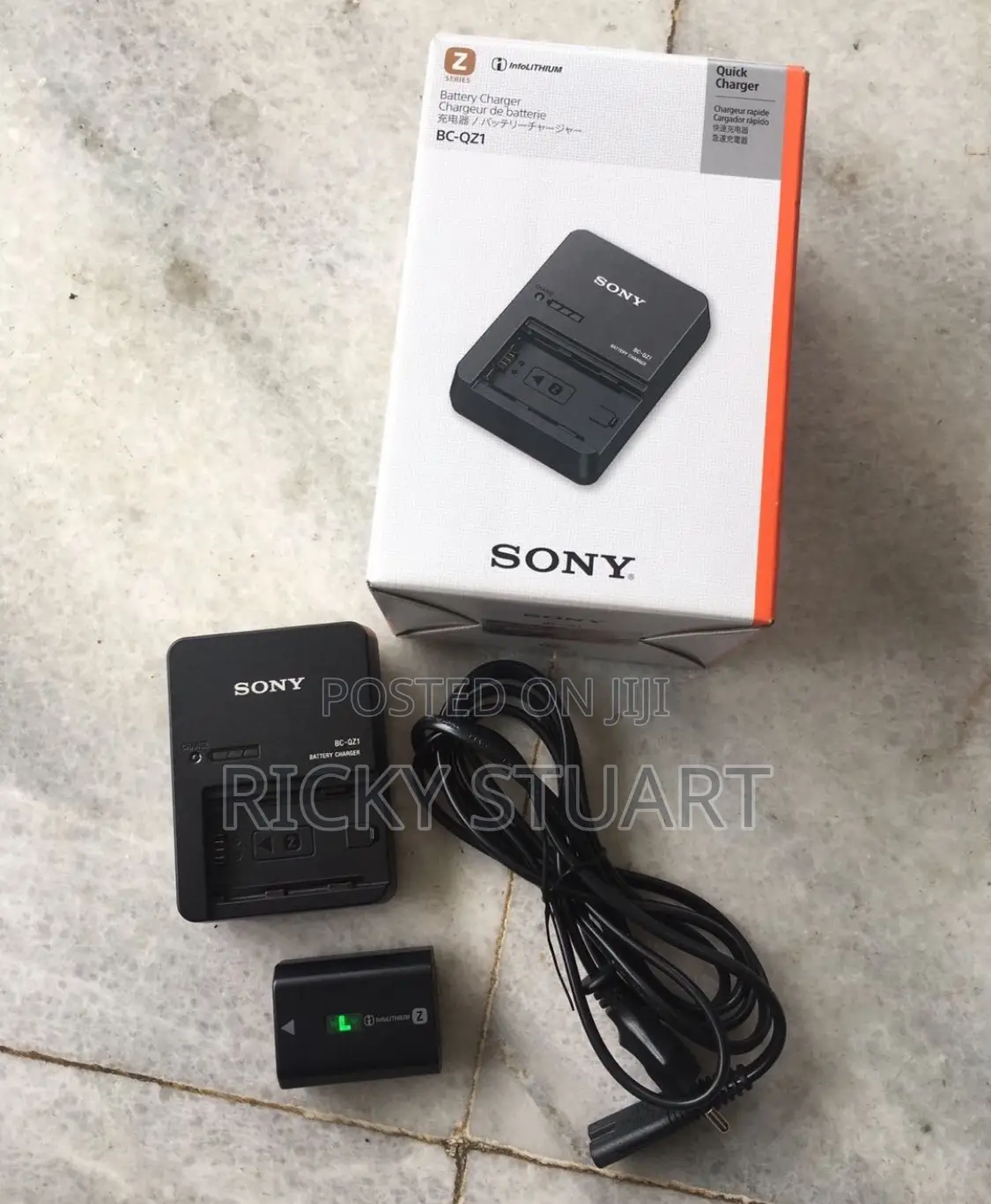Sony Bc-Qz1 Charger for Sony Np-Fz100 Battery(A7iii A7rii)