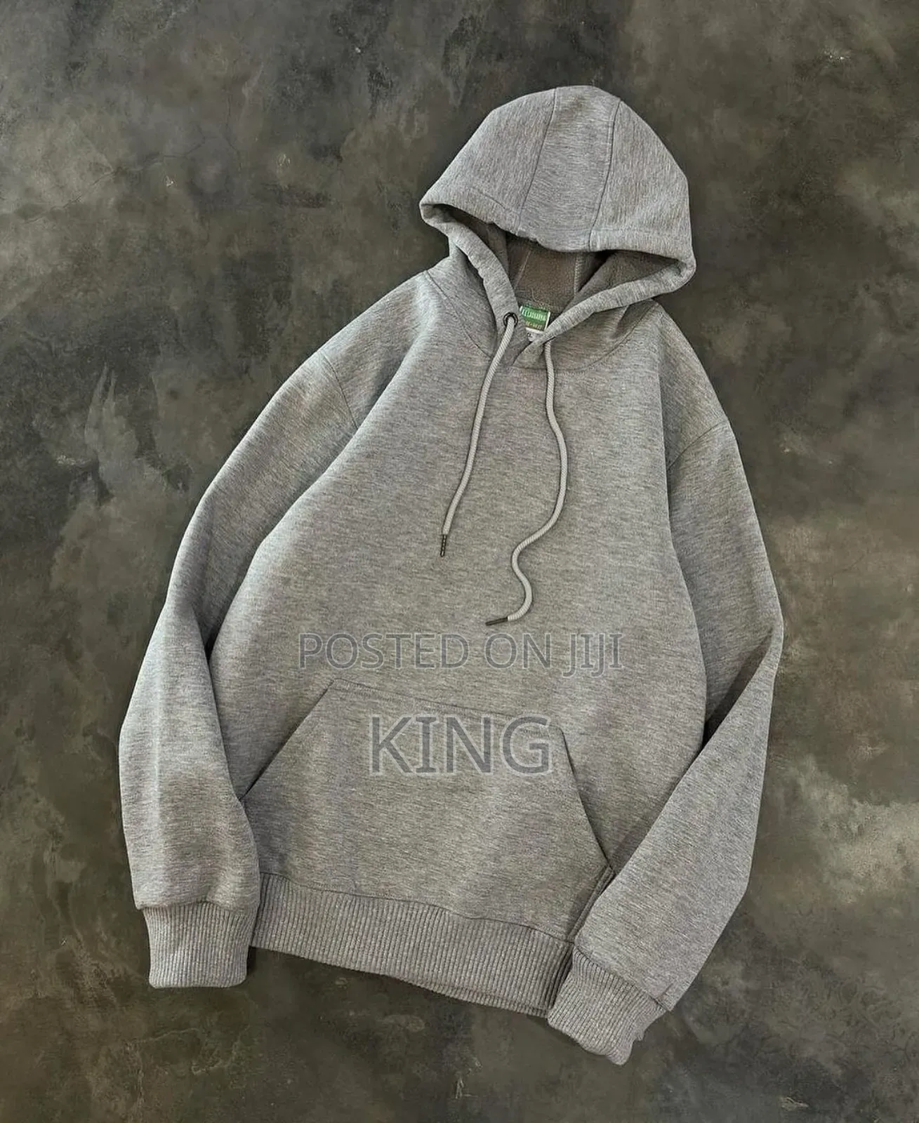 Friendly Grey Hoodie Jumper