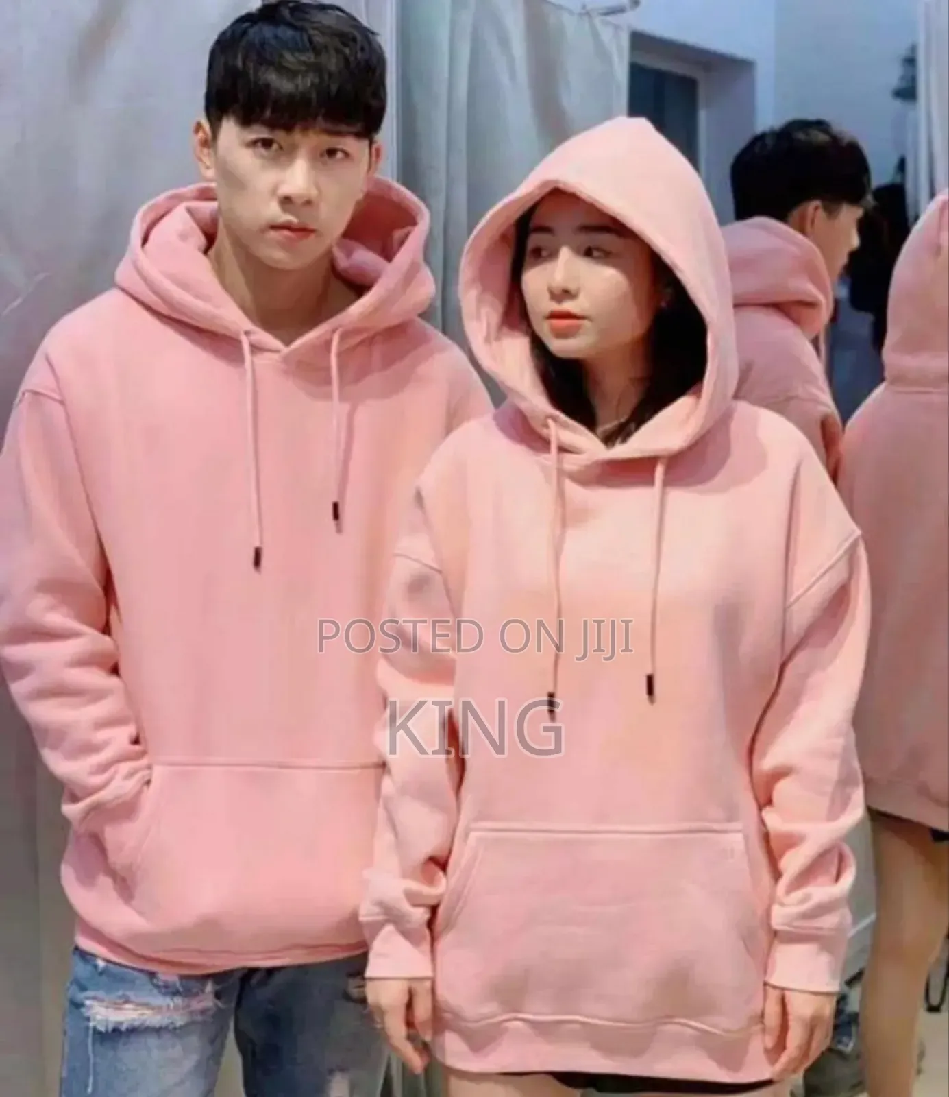 Pink Hoodie Jumper. Warmer