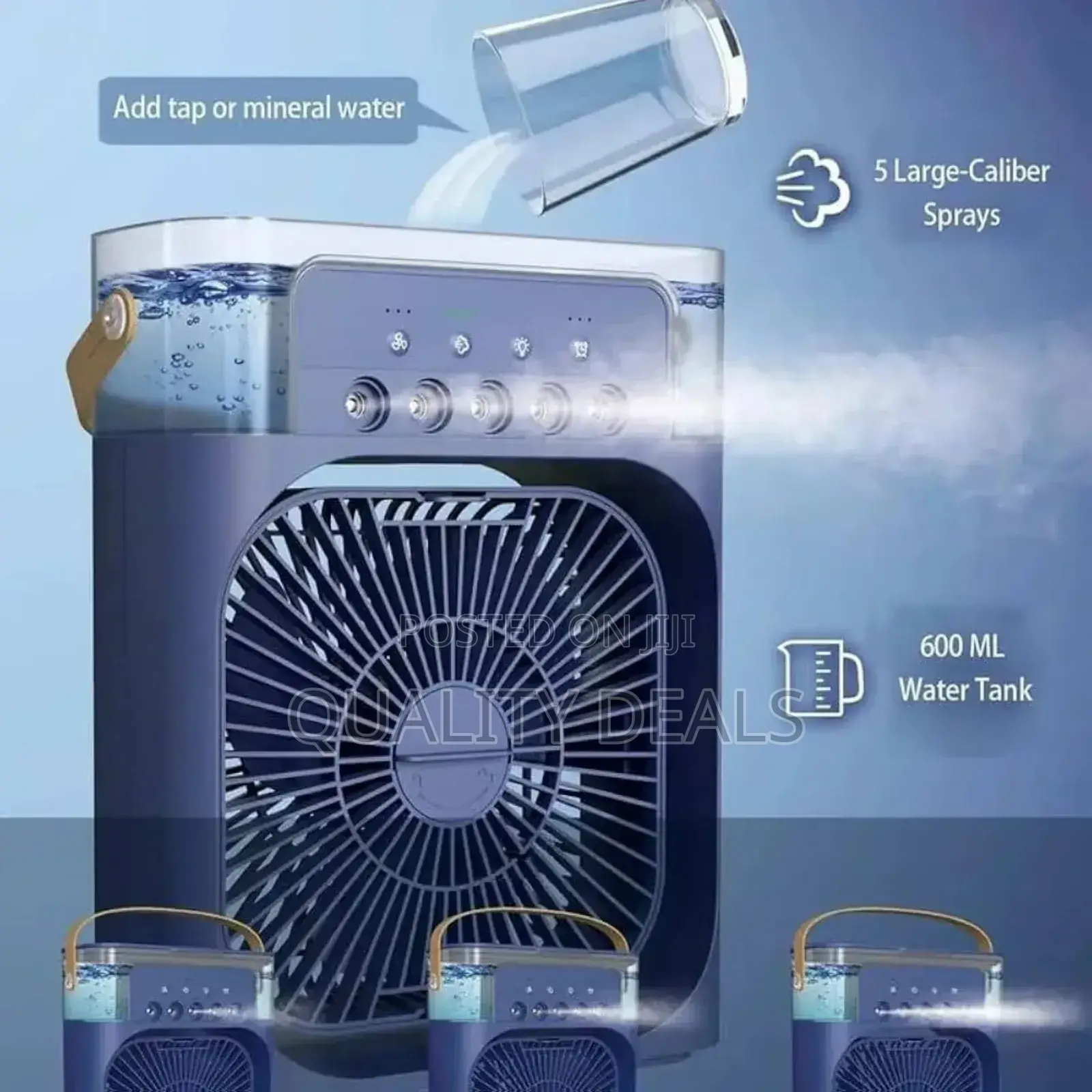 Portable Air Cooler Fan With Humidifier