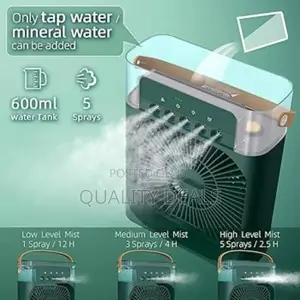 Portable Desktop Fan With Humidifier