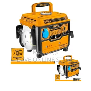 Photo - INGCO Gasoline Generator GE8002 - Orange / Black