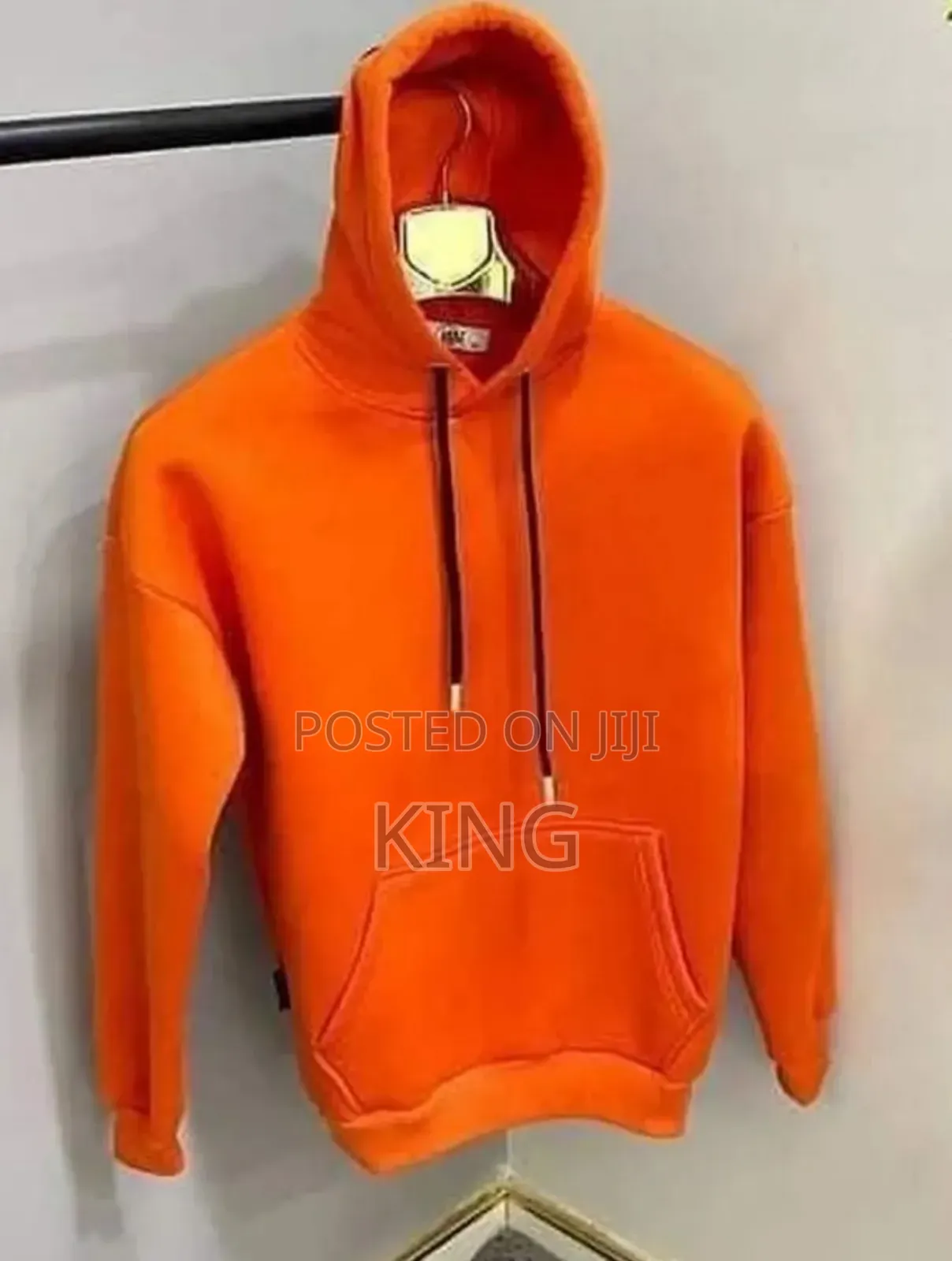 Orange Warm Hoodie Jumper