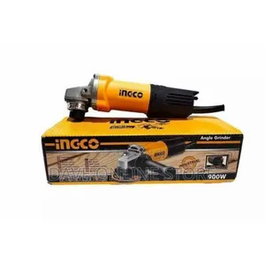 Photo - INGCO Angle Grinder, 900W - Orange, Black