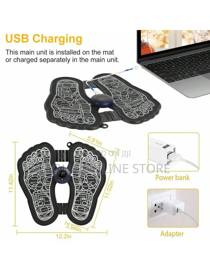 Electric EMS Massage Mat 8 Modes)
