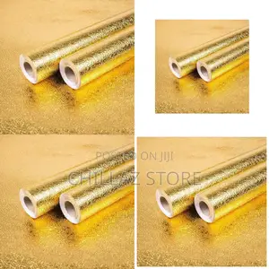 Kitchen Gold Wall Paper