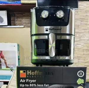 Hoffmans 8L / 8 Litres Electric Airfryer / Air Fryer - Black