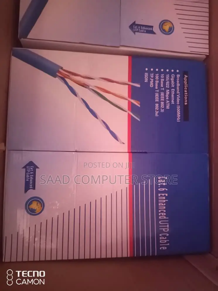 Cat-6 Enhanced Utp Cable 100M