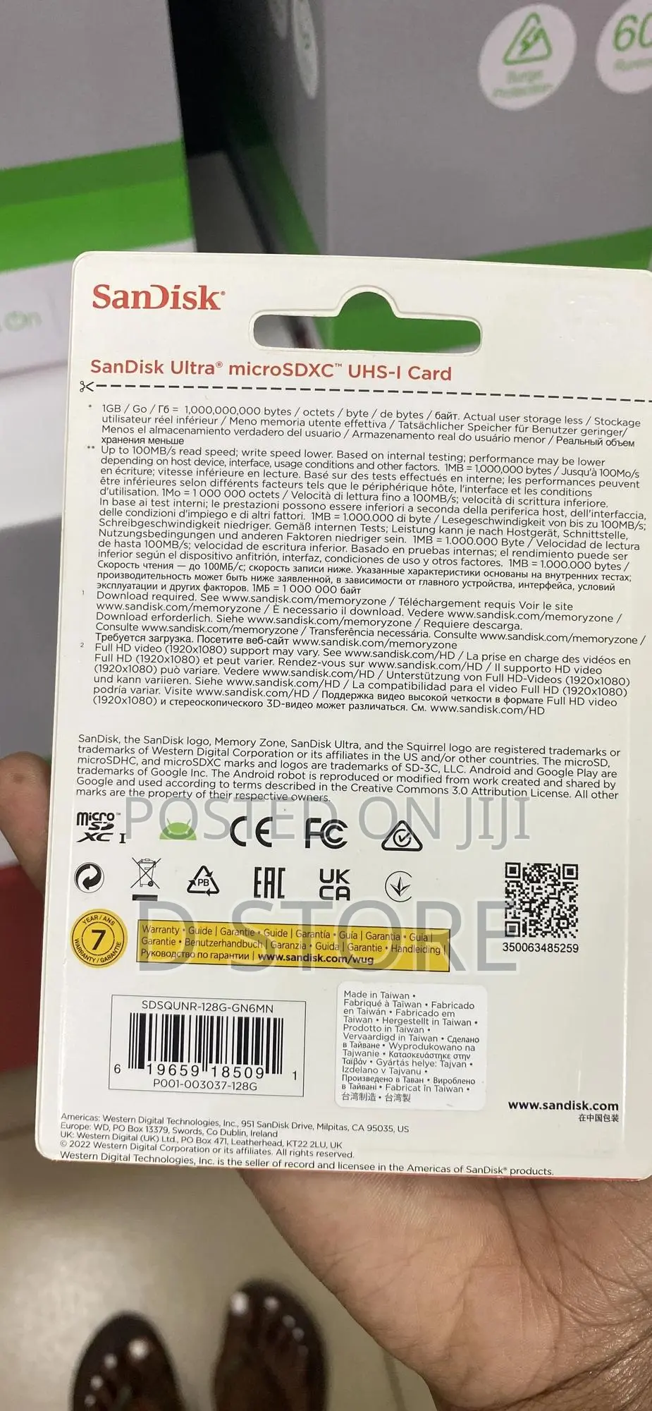 128gb San Disk Micro Card