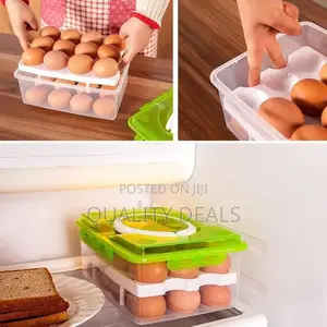32 Grid Egg Clear Storage Boxes