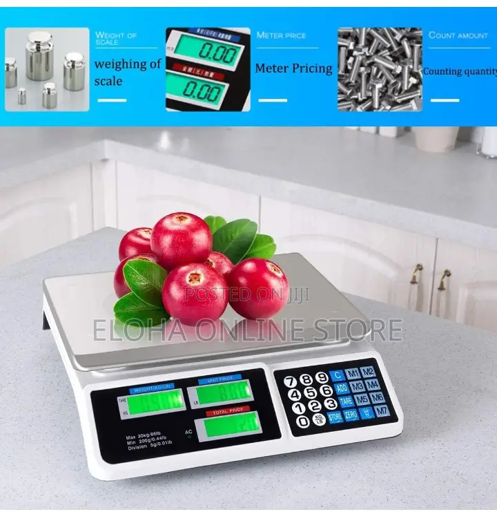 Electronic LCD Digital Commercial Food Scale