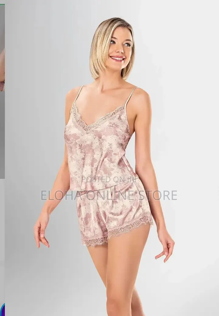 3-Piece Shorts Set Patterned