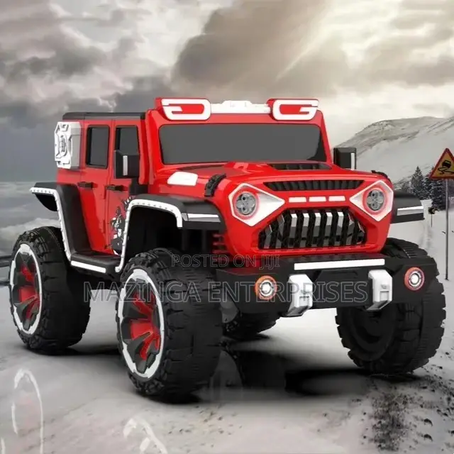 Kids 2-7yrs Four Wheel Double Electric Rechargeable Car