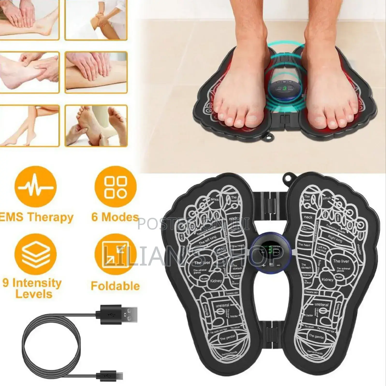 Portable Foot Massager With 6 Modes