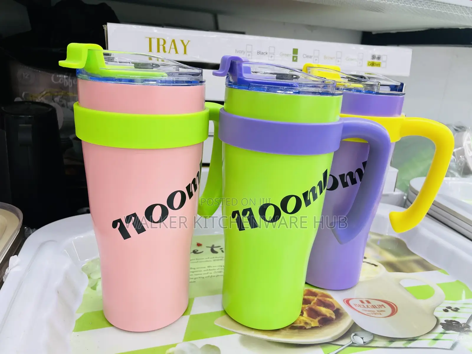 1100ML Stainless Mugs for Hot Cold